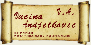 Vucina Anđelković vizit kartica